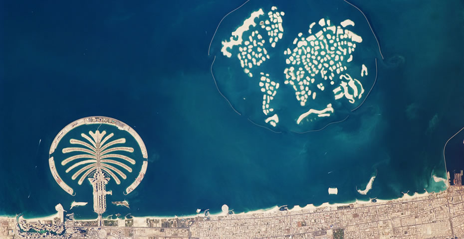 Dubai from space